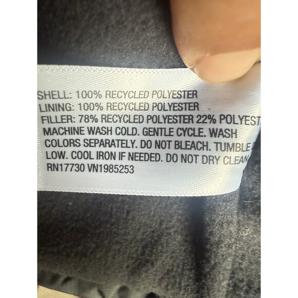 All in Motion Men Large Black Full Zip Midweight Puffer Jacket 3M Thinsulate - Picture 15 of 16